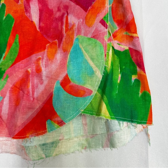 Show Me Your MuMu Vibrant Leaf Print Mini Skirt - Picture 4 of 10